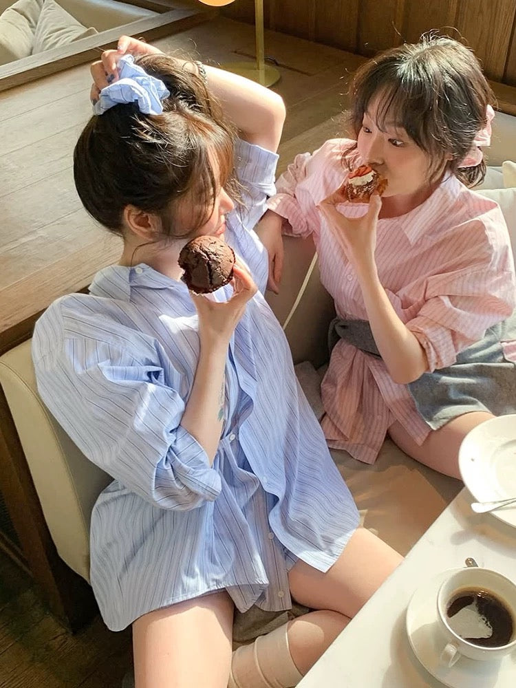 萬年不敗!經典藍間修襯衫 Classic Chill Striped Shirt